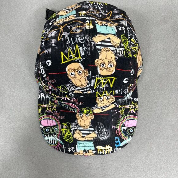 Tango Hotel 5 Panel Cap Strapback Hat All Over Print Black One Size Fits Most - Picture 2 of 7